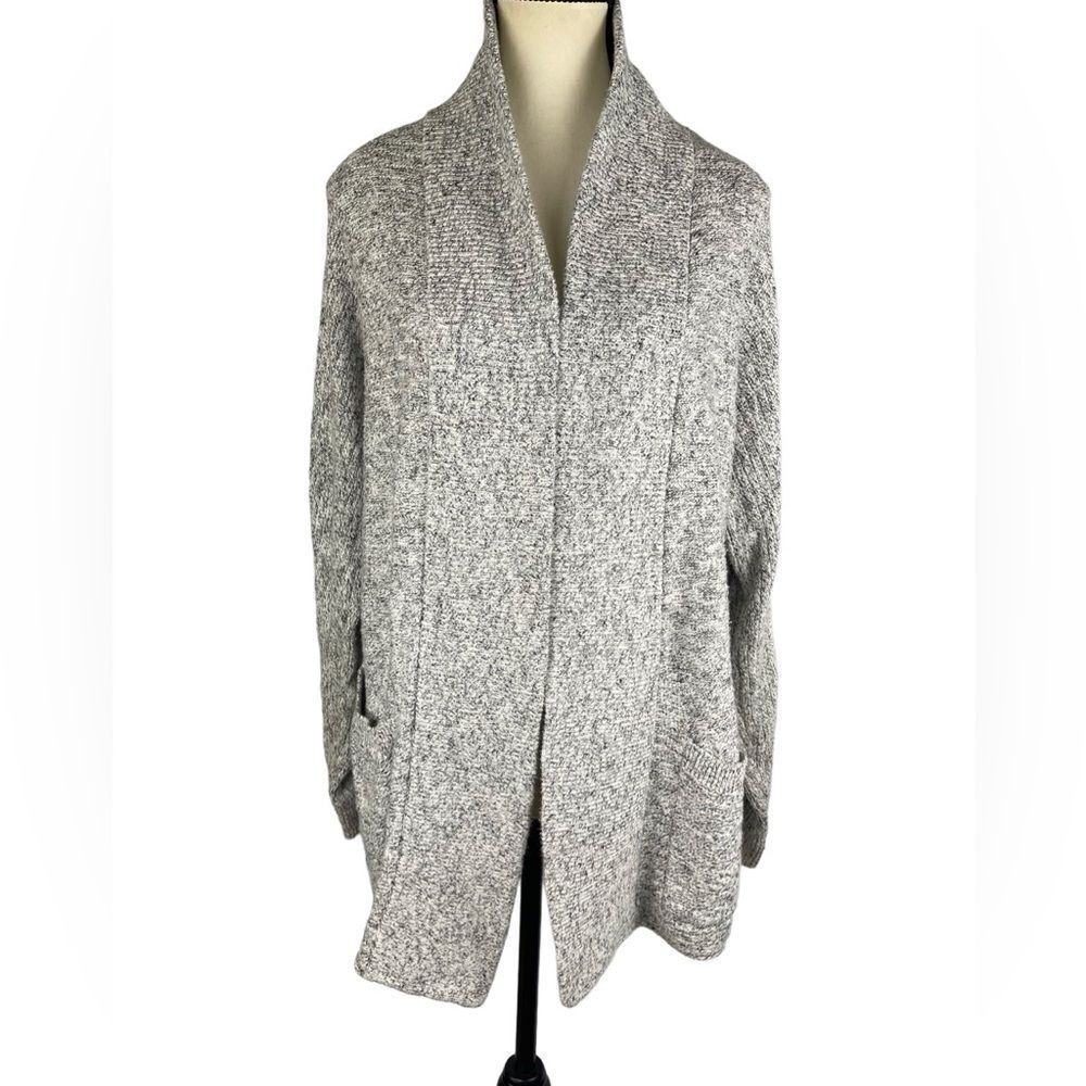 Madewell long oversized gray open cardigan slouchy sz XXS but fits up to large‎
